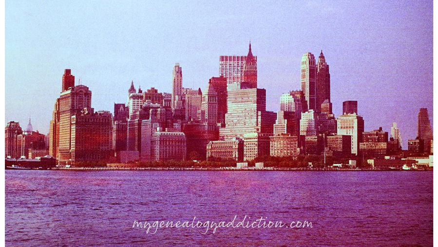 Cruise shots of Manhattan vintage photo slide