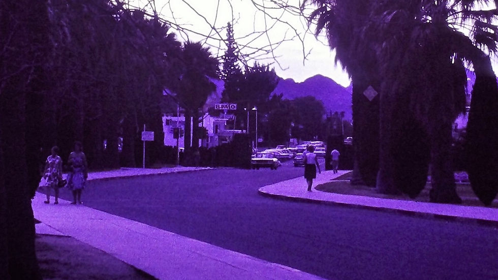 Entrance to Univ of Arizona - Film processed Apr, 1963