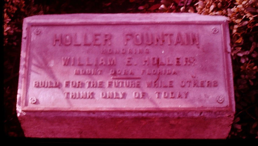 Holler Fountain, Stetson University, Deland, Florida - Film processed Mar, 1963