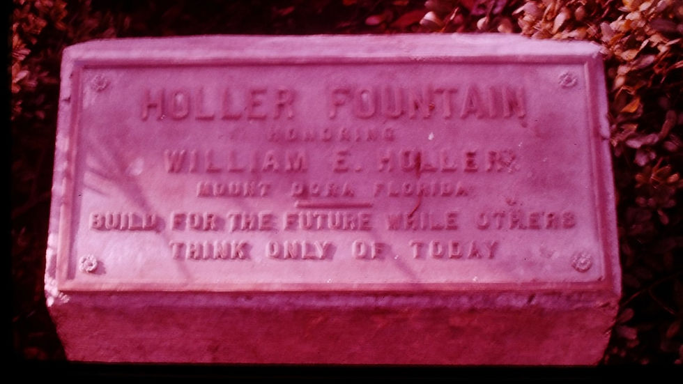 Holler Fountain, Stetson University, Deland, Florida - Film processed Mar, 1963