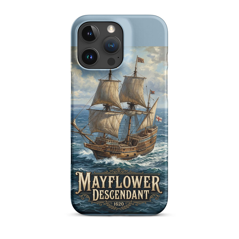 Thumbnail: Mayflower Descendant Snap case for iPhone®