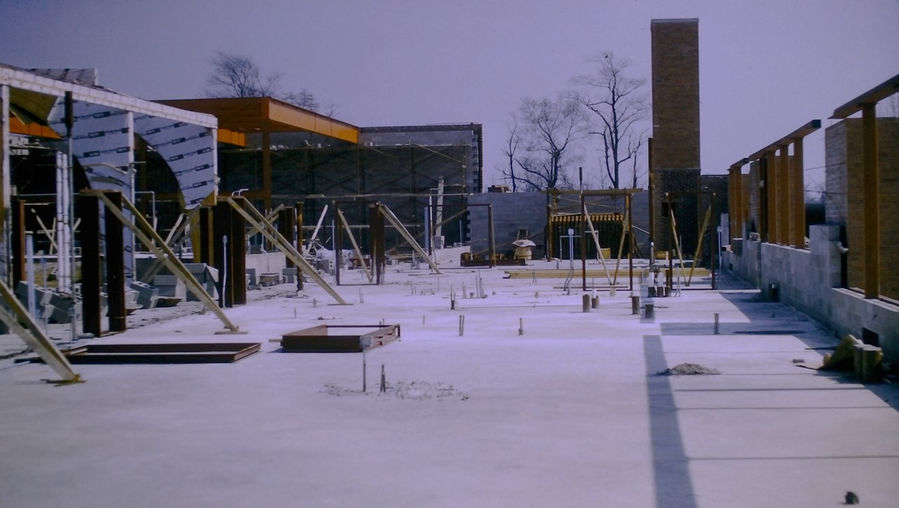 Construction of Guggenheim Elementary School in Port Washington, New York - Film processed May, 1962