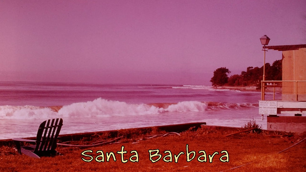 Pacific Ocean, Santa Barbara - Film processed Oct, 1963