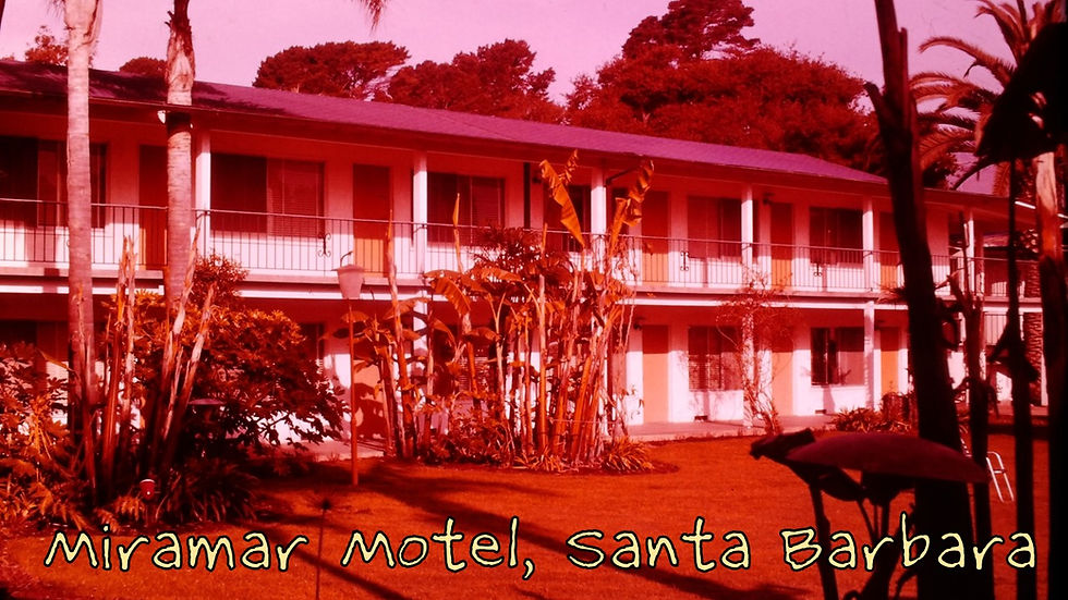 Miramar Motel, Santa Barbara - Film processed Oct, 1963