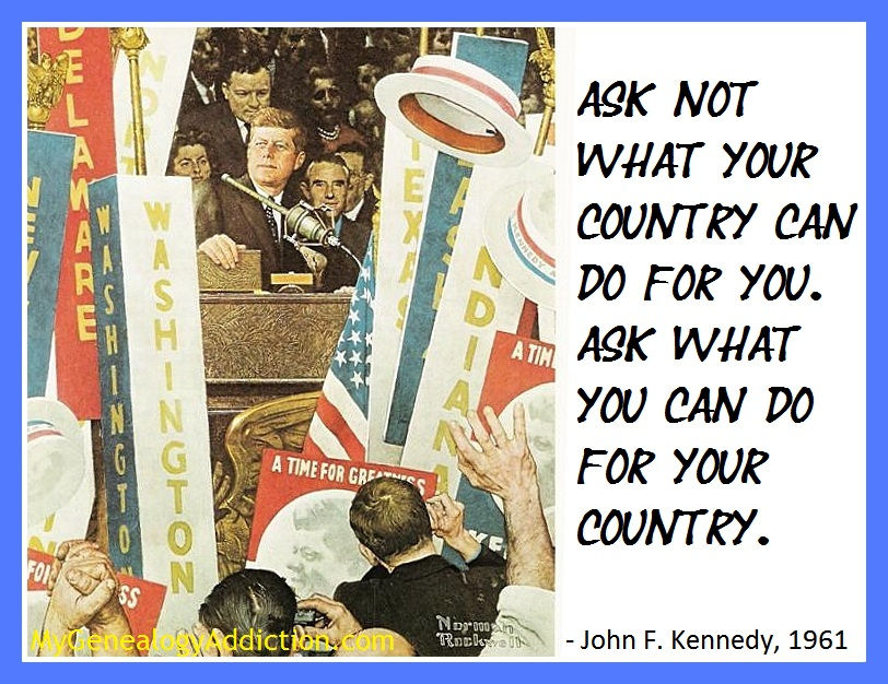 Ask Not What Your Country Can Do For You