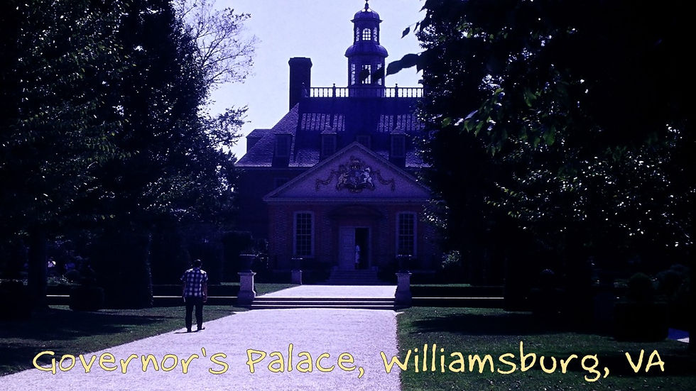 Governor's Palace, Williamsburg, Virginia - Film processed Sep, 1962 (4)