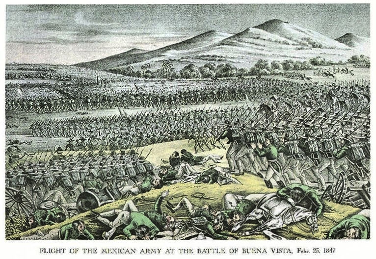 US MEXICAN WAR 1847 BATTLE OF BUENA VISTA