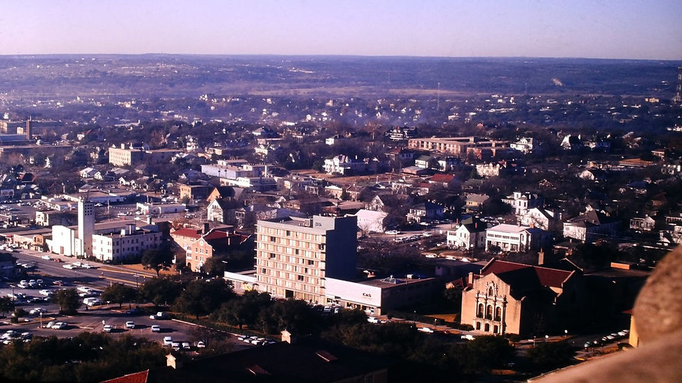 View from tower at University of Texas - Film processed Feb, 1964 (3)