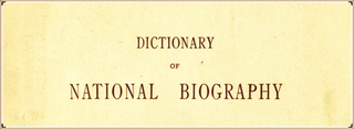 Dictionary Of National Biography - 