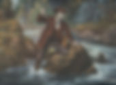 "BROOK TROUT FISHING" Artwork by Currier & Ives
