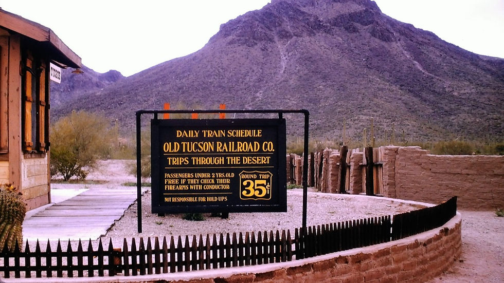 Old Tucson - Film processed Apr, 1963