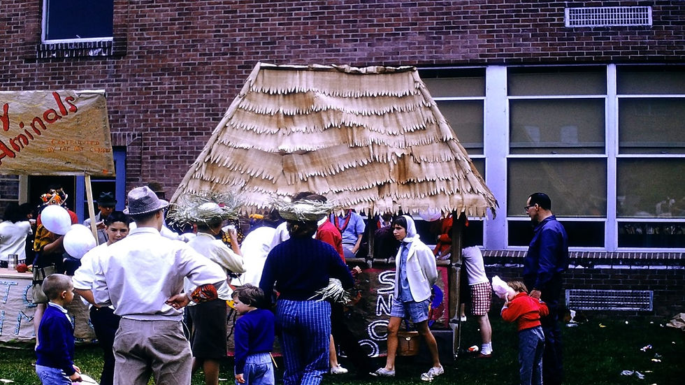 Carnival booths - Film processed May, 1960