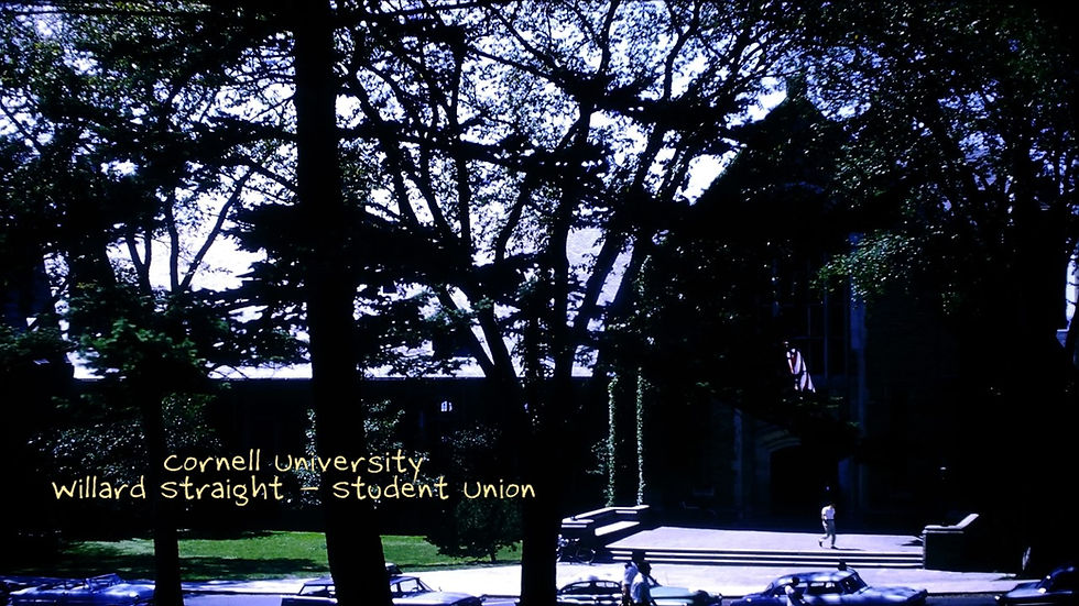 Willard Str. St. Union (Cornell) - Film processed Oct, 1960