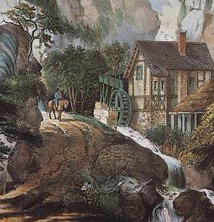 PUZZLE PICTURE - OLD SWISS MILL