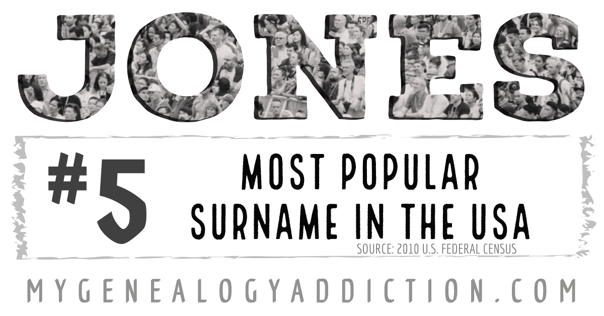 Jones family history, statistics, genealogy resources and more