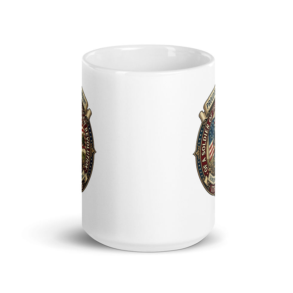Thumbnail: Proud Descendant of a Solider of the American Revolution Double Sided Glossy Mug