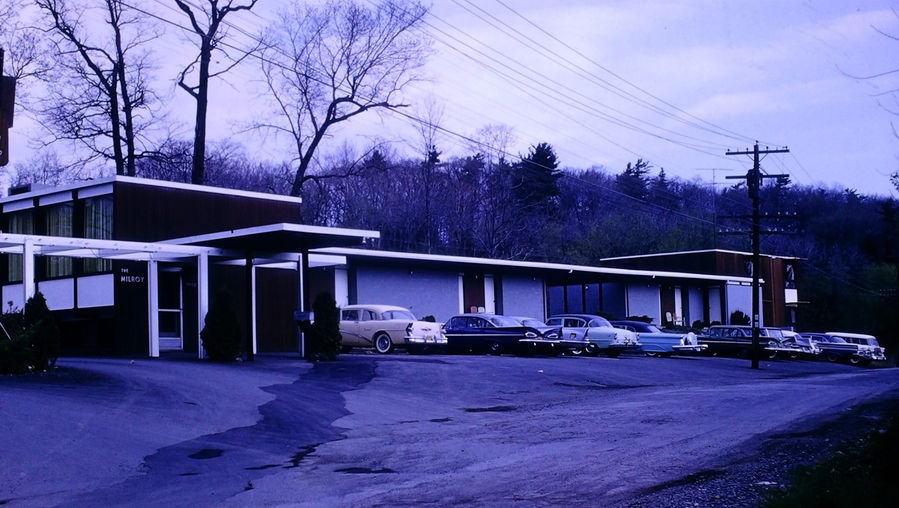 Milroy Motel, Catskill, New York - Film processed May, 1959