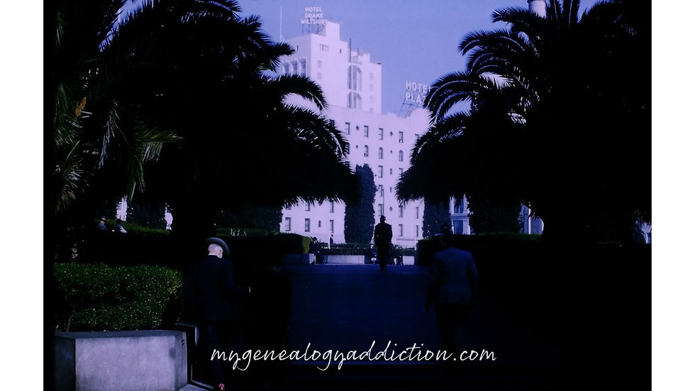 Hotel Drake Wiltshire, Union Square, San Francisco - Film processed Dec, 1958