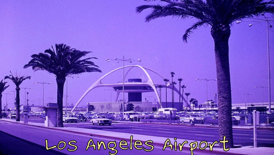 Los Angeles Airport Apr 63 - Film processed Apr, 1963