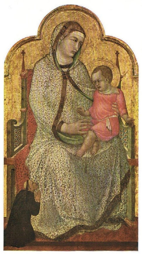 MADONNA AND CHILD WITH A MONK