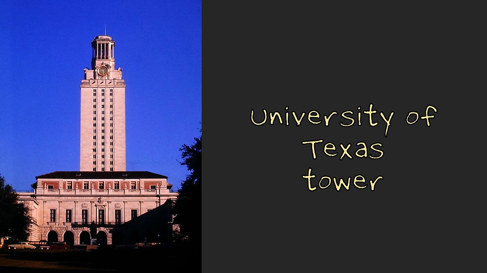 University of Texas tower - Film processed Feb, 1964