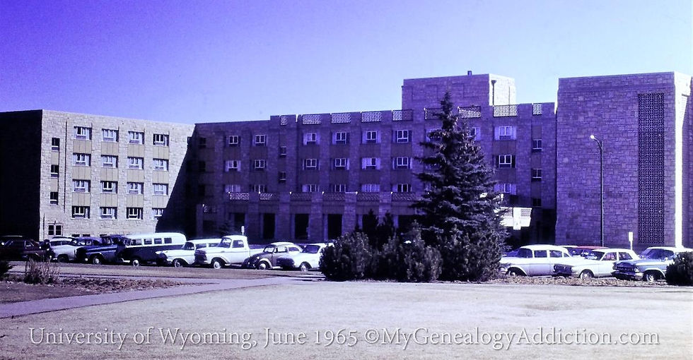University of Wyoming, Ross Hall - Film processed June, 1965