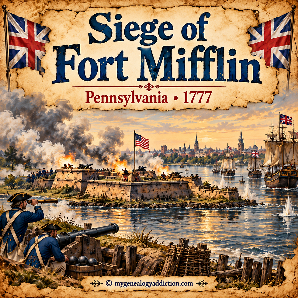 The Men Behind the Siege of Fort Mifflin 1777