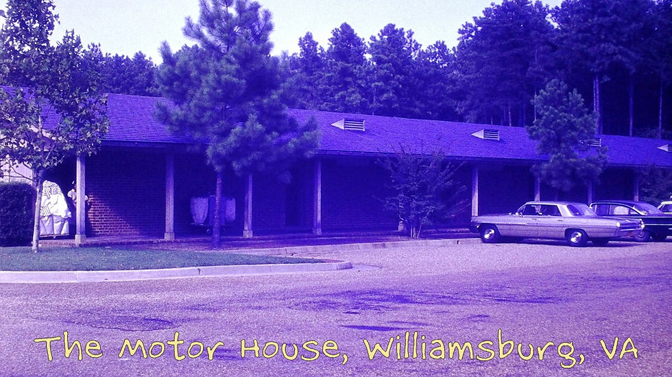 Motor House Lodge (Our home) - Film processed Sep, 1962