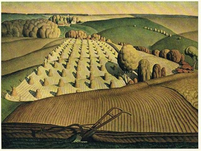 Грант вуд fall plowing