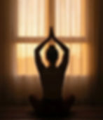 Bild einer Frau in Yogapose