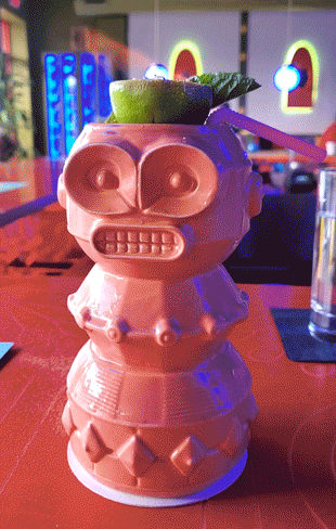Robo Zombie drink at Choppers