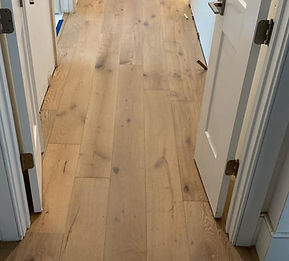 Hardwood flooring installation in Sarasota, FL by LT Floors Company.