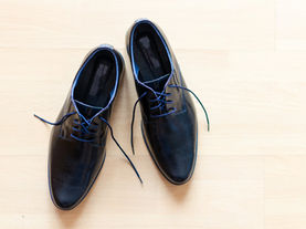 Unused Blue Suede shoes