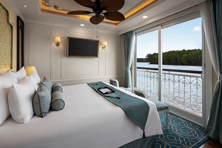 Both ocean and river cruises offer luxury suites and cabins.