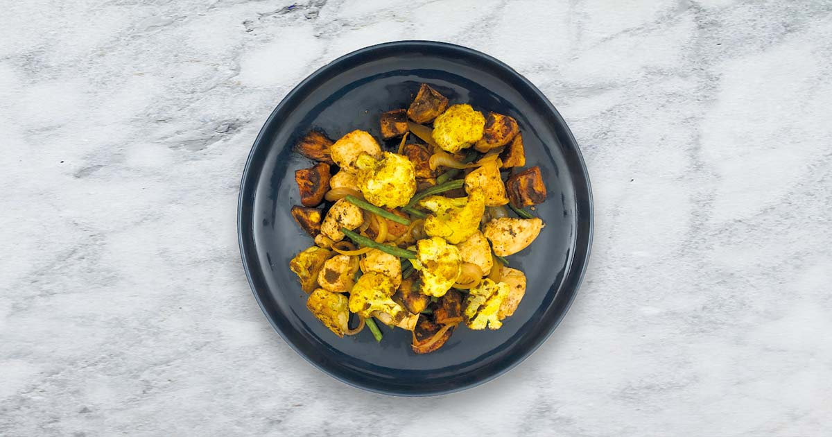Harissa Chicken &amp; Roasted Cauliflower