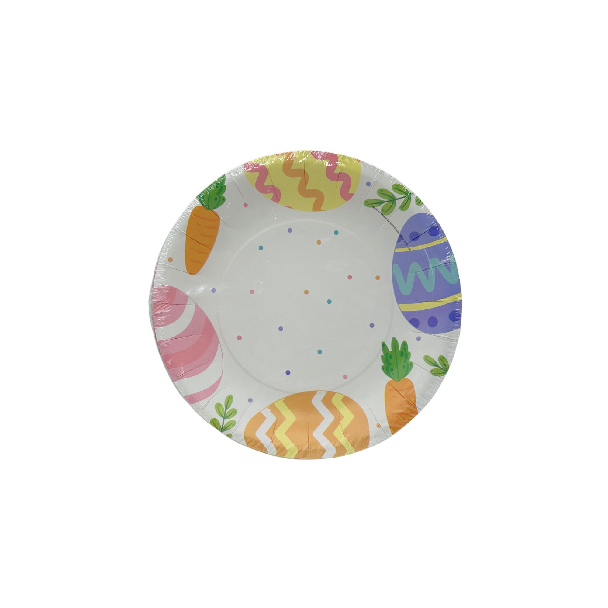 Plato pastelero pascua con huevos y zanahorias (8 pzs)