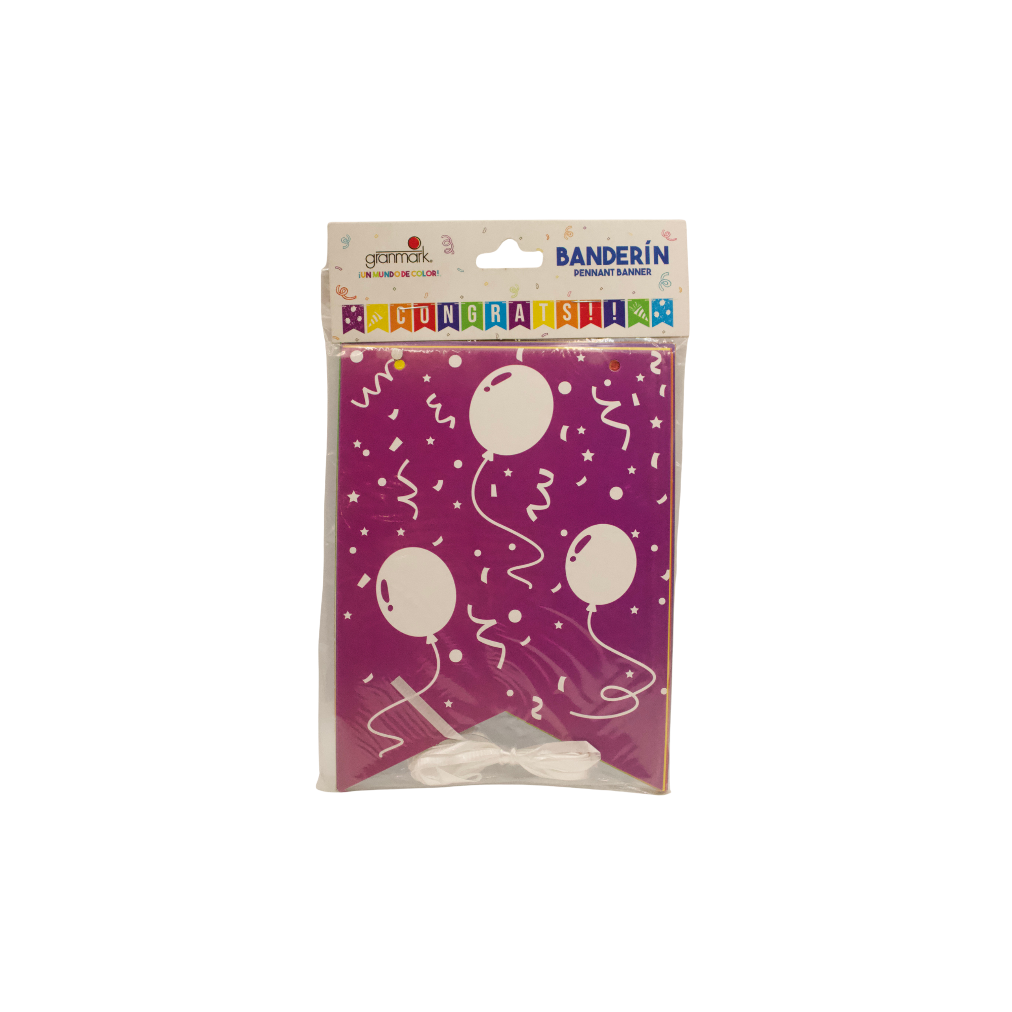 Banderin colores globos Granmark 14 pz