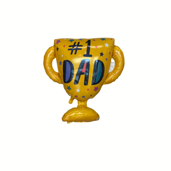 Globo metalico trofeo Dad