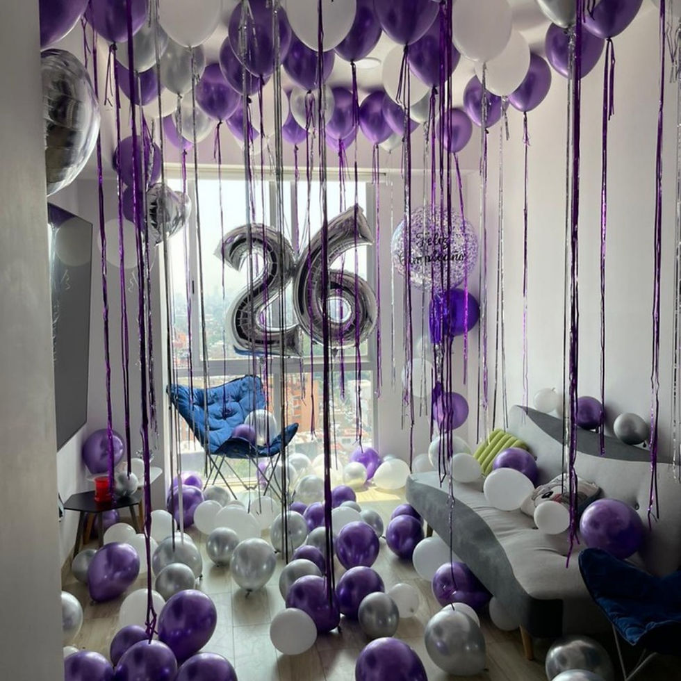 Decoración real de Partyland CDMX en un espacio interior para valorar escala y montaje