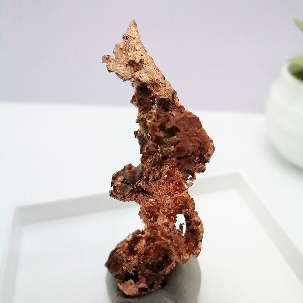 Miniatură: Cupru brut, mineral cupru