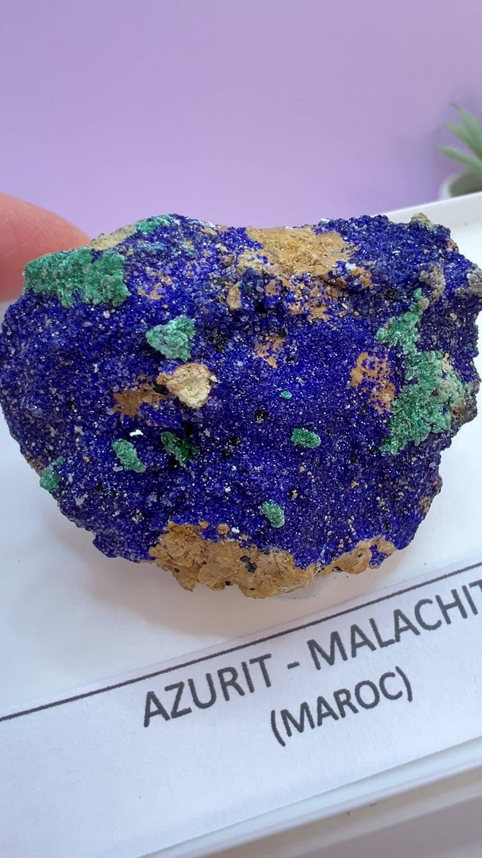 Miniatură: Azurit malachit natural