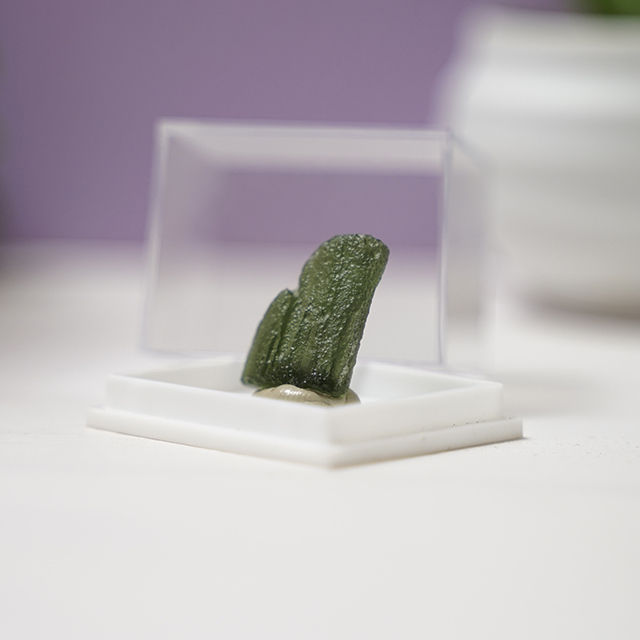 Moldavit natural, Moldavit cristal. Moldavit brut, pentru colectie