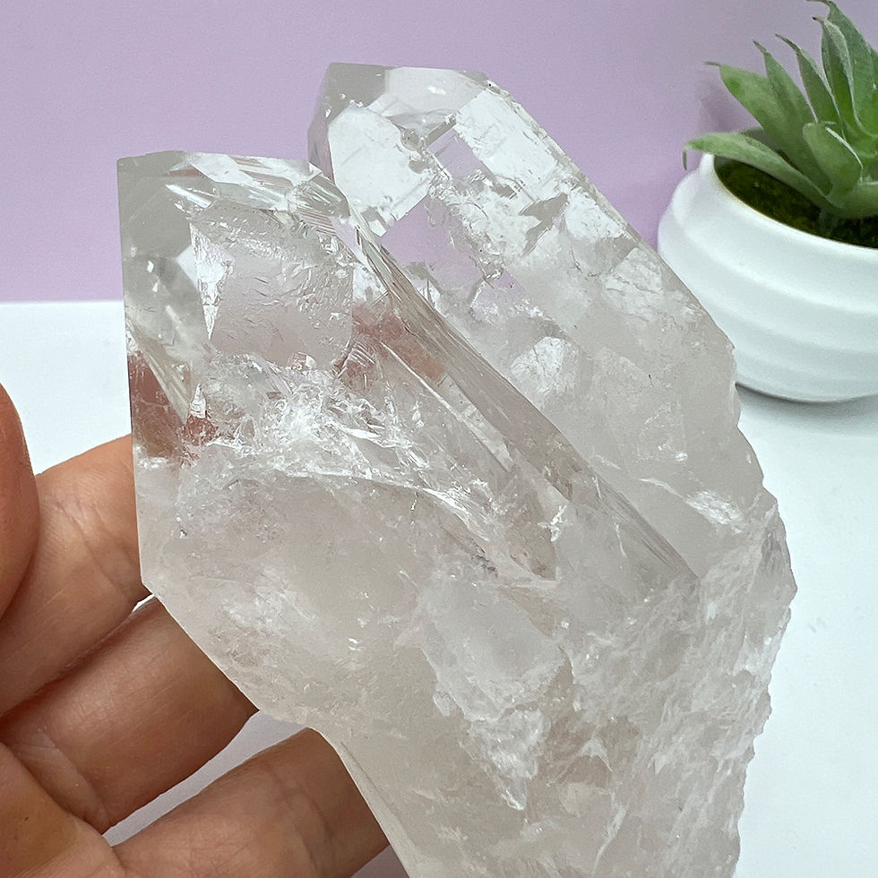 Miniatură: Cristal de stanca Cuart brut deosebit