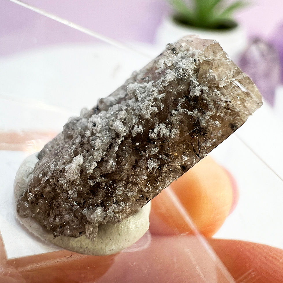 Miniatură: Topaz cristal natural unicat plus cutie de colectie