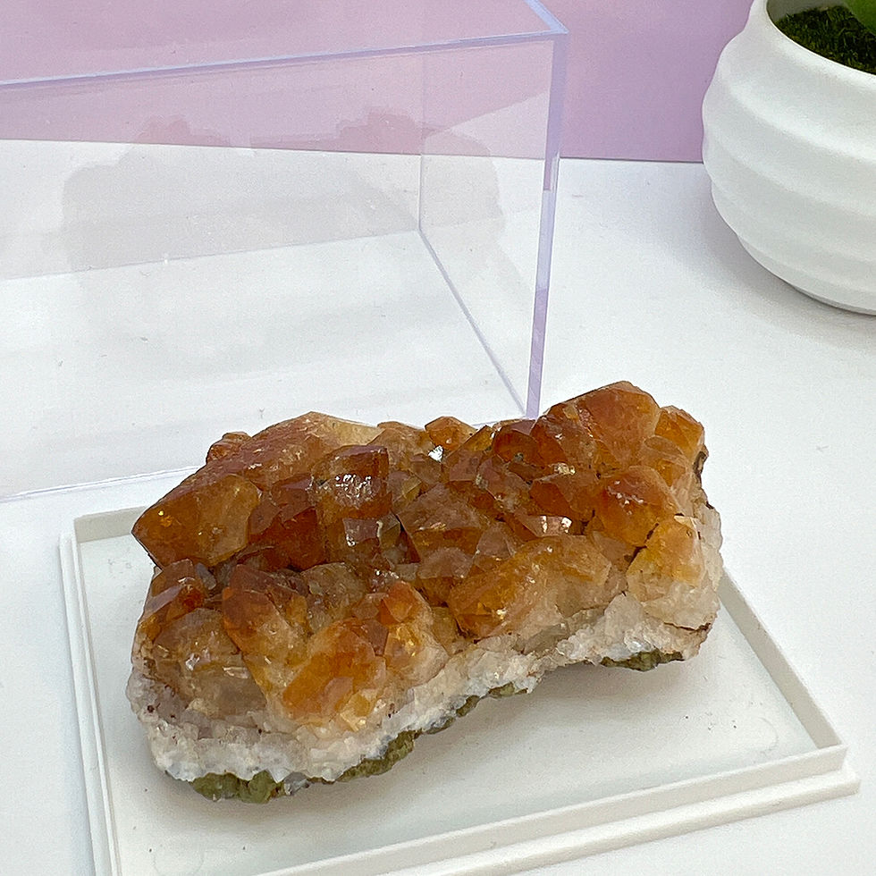 Miniatură: Geoda citrin, unicatshop