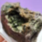 Libethenit mineral rar si deosebit unicat de colectie