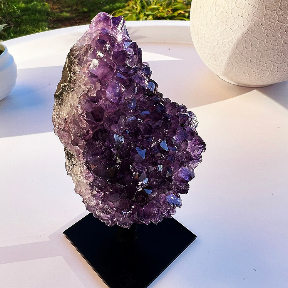Miniatură: Geoda ametist natural Uruguay
