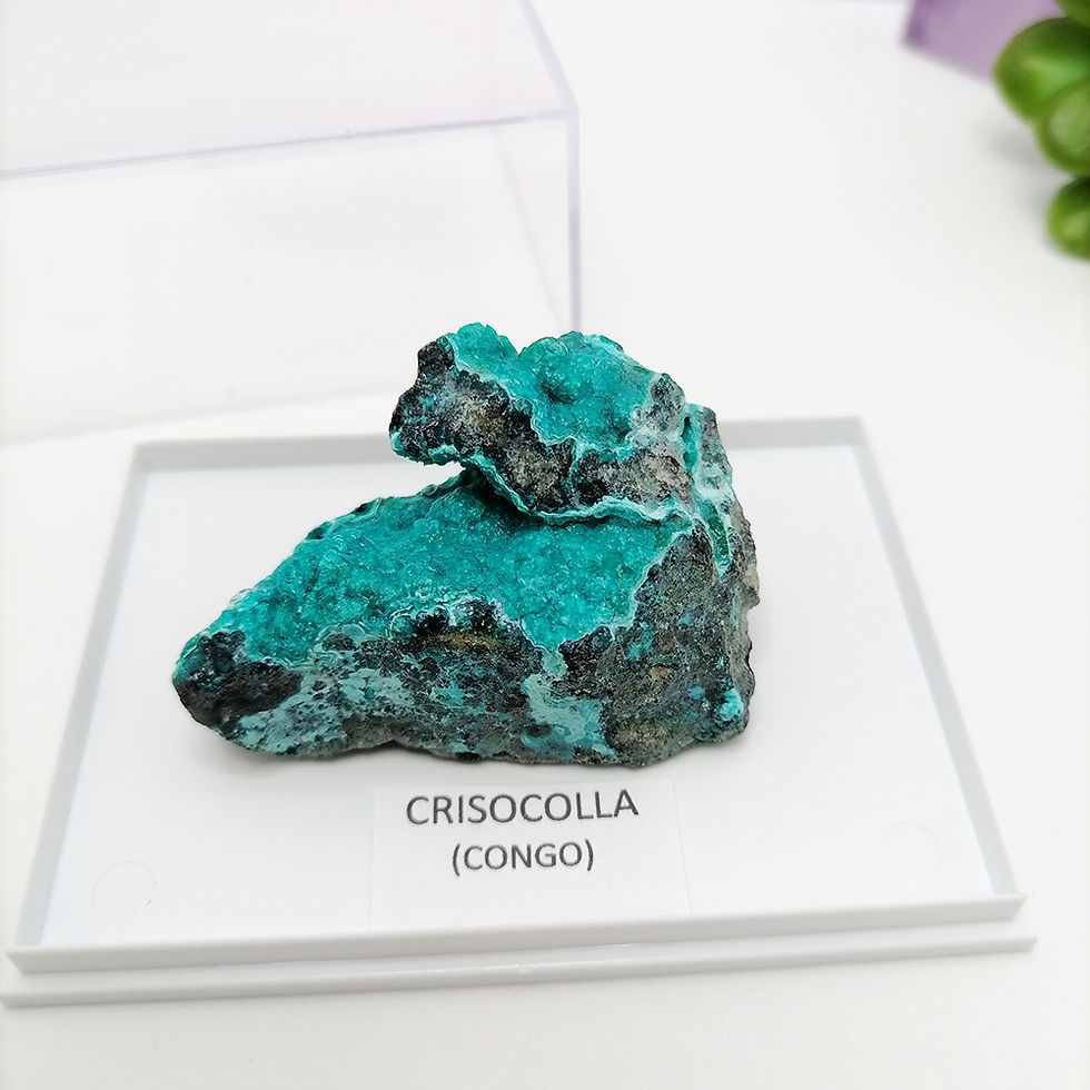 Miniatură: Crisocola brut neprelucrat
