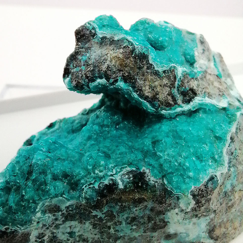 Miniatură: Crisocola cristal brut, chrysocolla brut