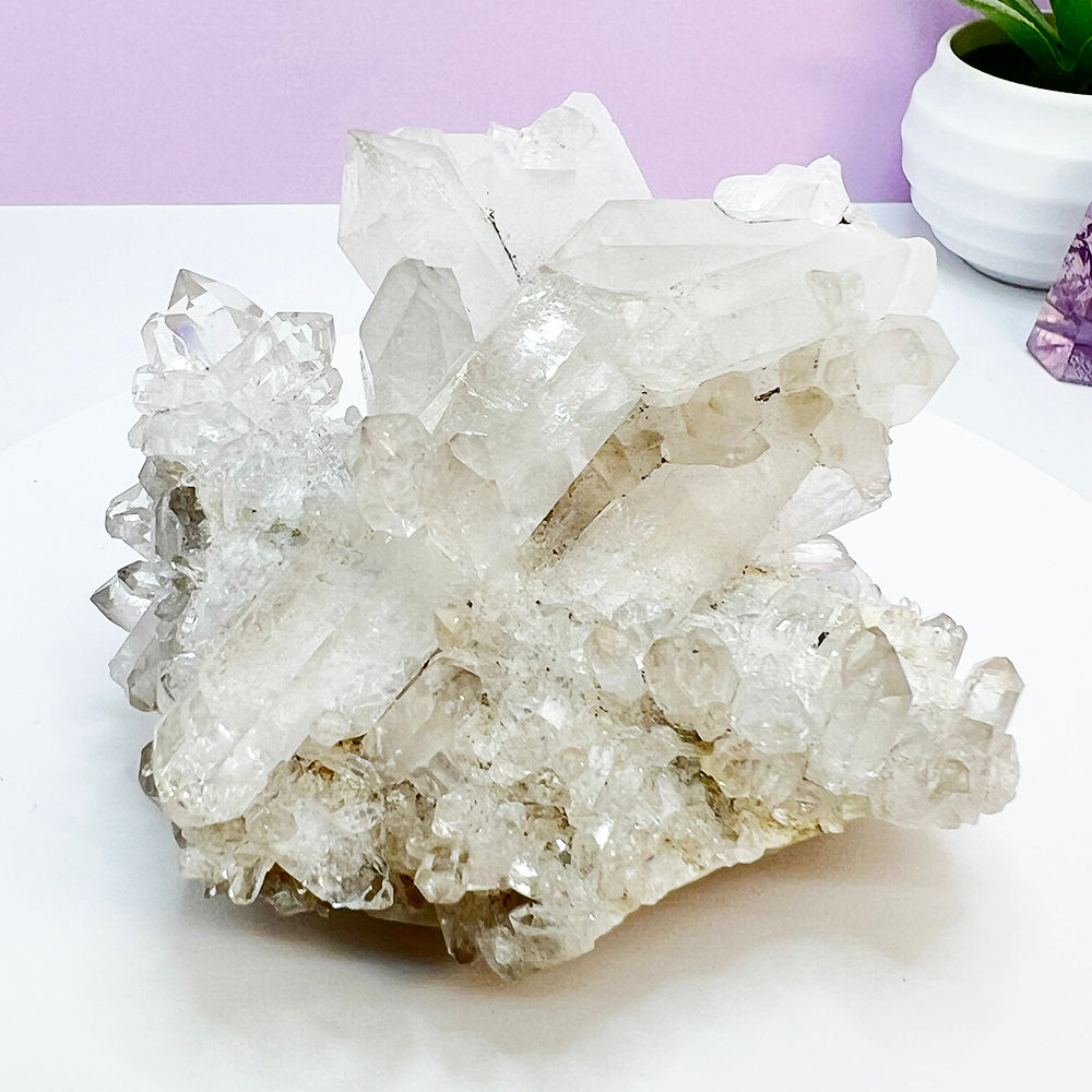 Cristal de stanca brut mineral Arkansas